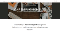 Desktop Screenshot of capellakincheloe.com