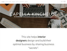 Tablet Screenshot of capellakincheloe.com